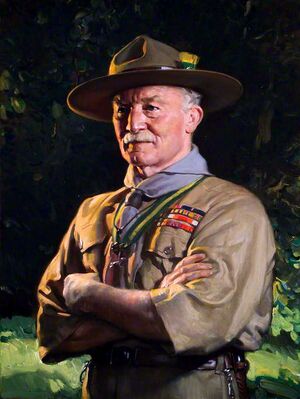Portrait of Robert Baden-Powell, founder of the Scout Movement